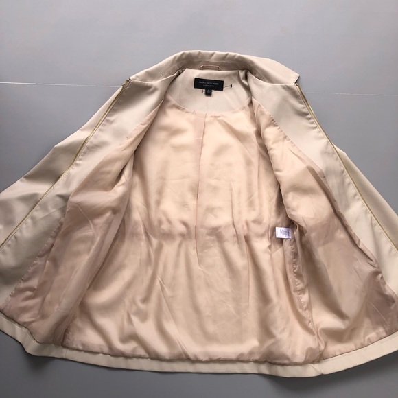 Marc New York Womens Jacket Small Latte Beige Andrew Marc Cinched Waist - Picture 12 of 14